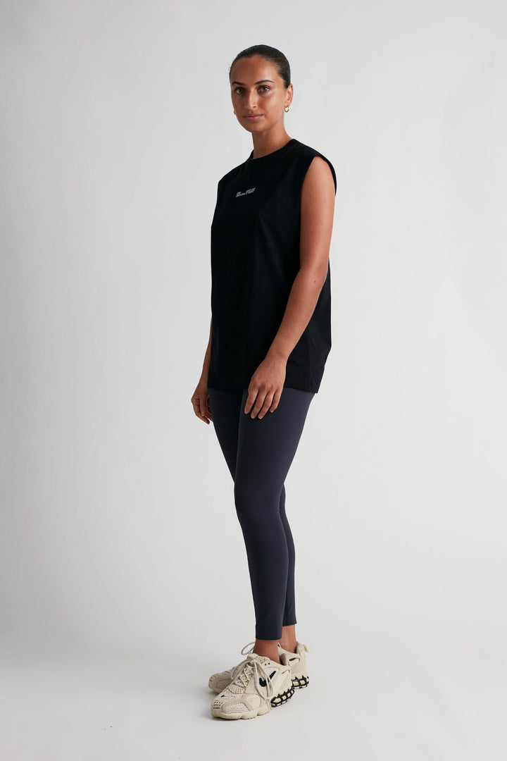 Harrison Sleeveless Tank | Black