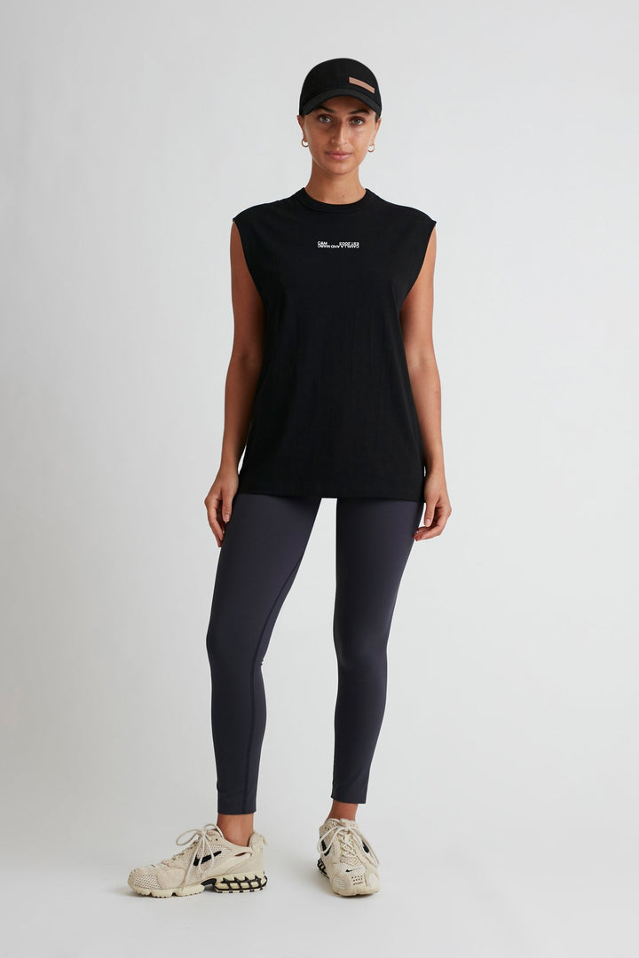Harrison Sleeveless Tank | Black