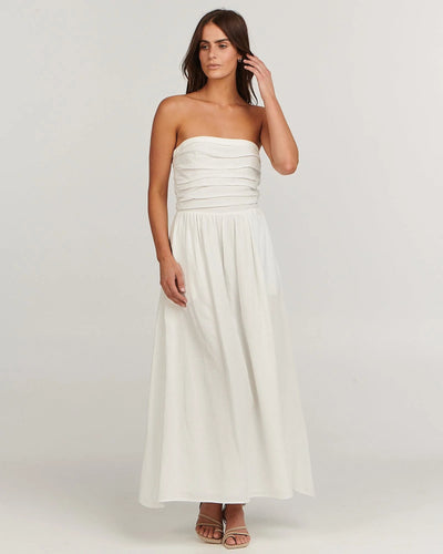 Harriet Midi Dress | White