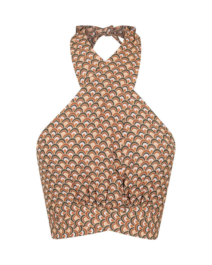 Lagoon Top | Geo Print