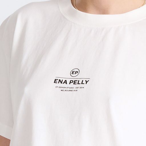 Core Logo Tee| Vintage White