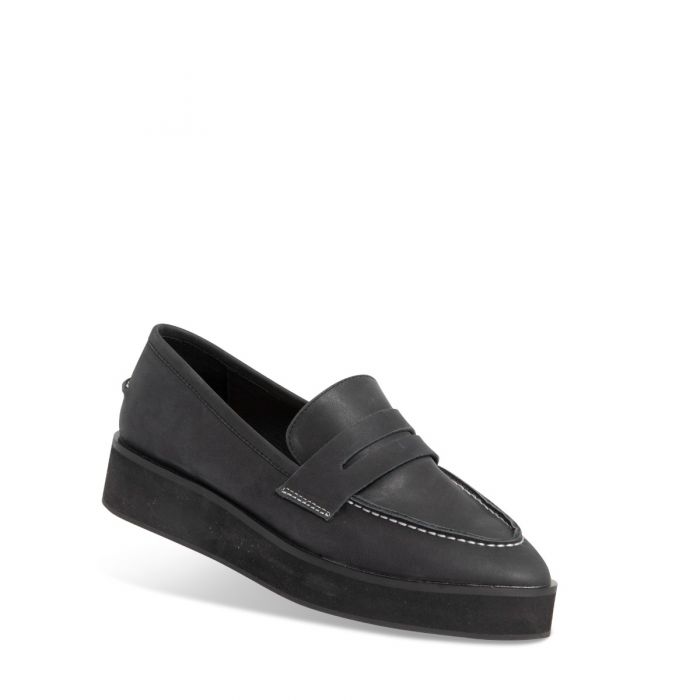 Eliza Black Flatform Loafer