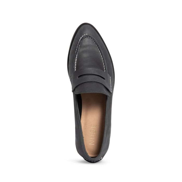 Eliza Black Flatform Loafer