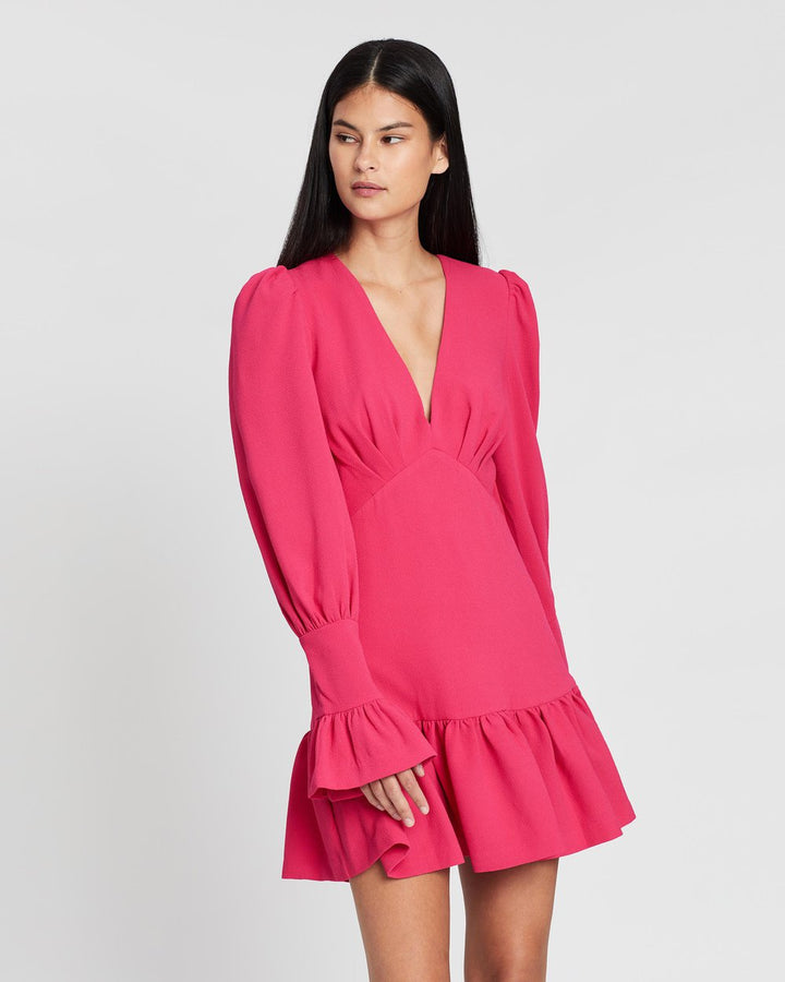 Anna V Tulip Sleeve Mini Dress