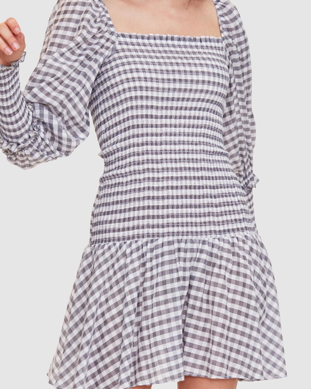 Scissor Hand Mini Dress