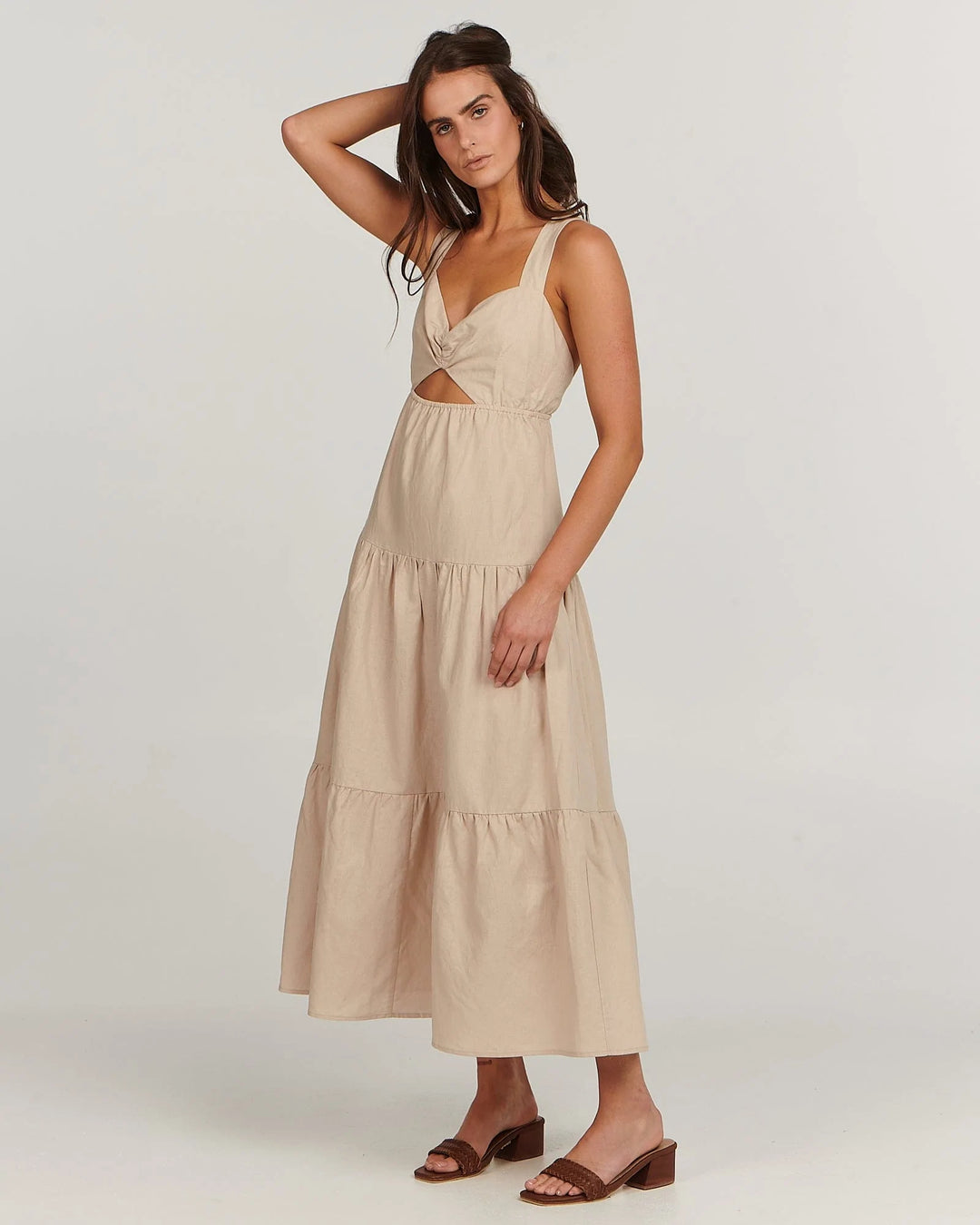 Lilian Midi Dress | Oat