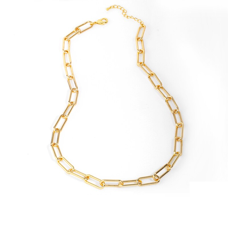 Paperclip Necklace | Gold