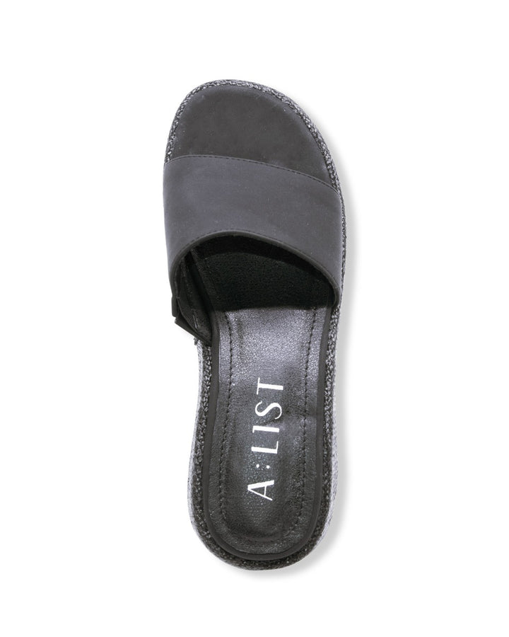 Parks Weave Wedge | Black