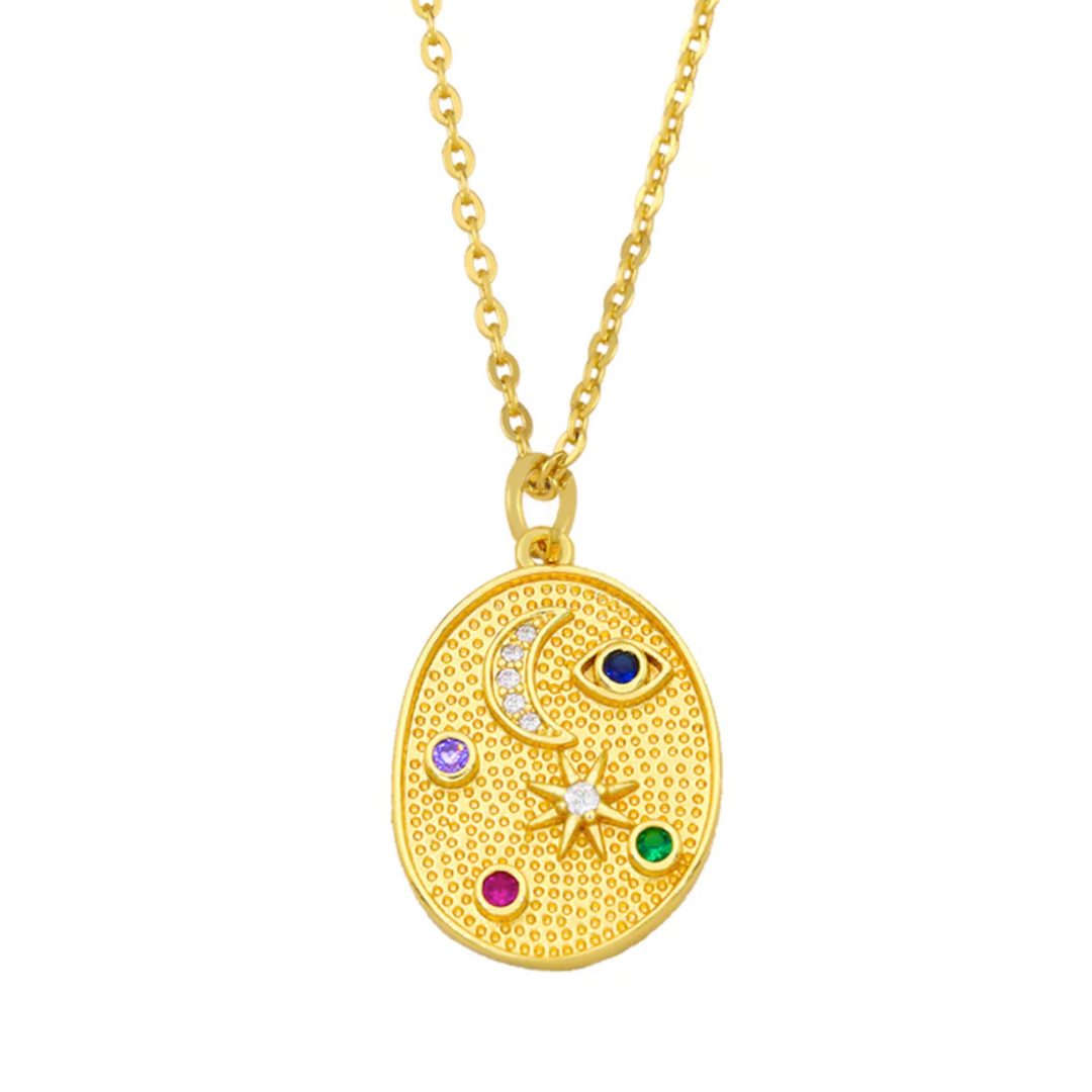 Pide Necklace | Multi Stone