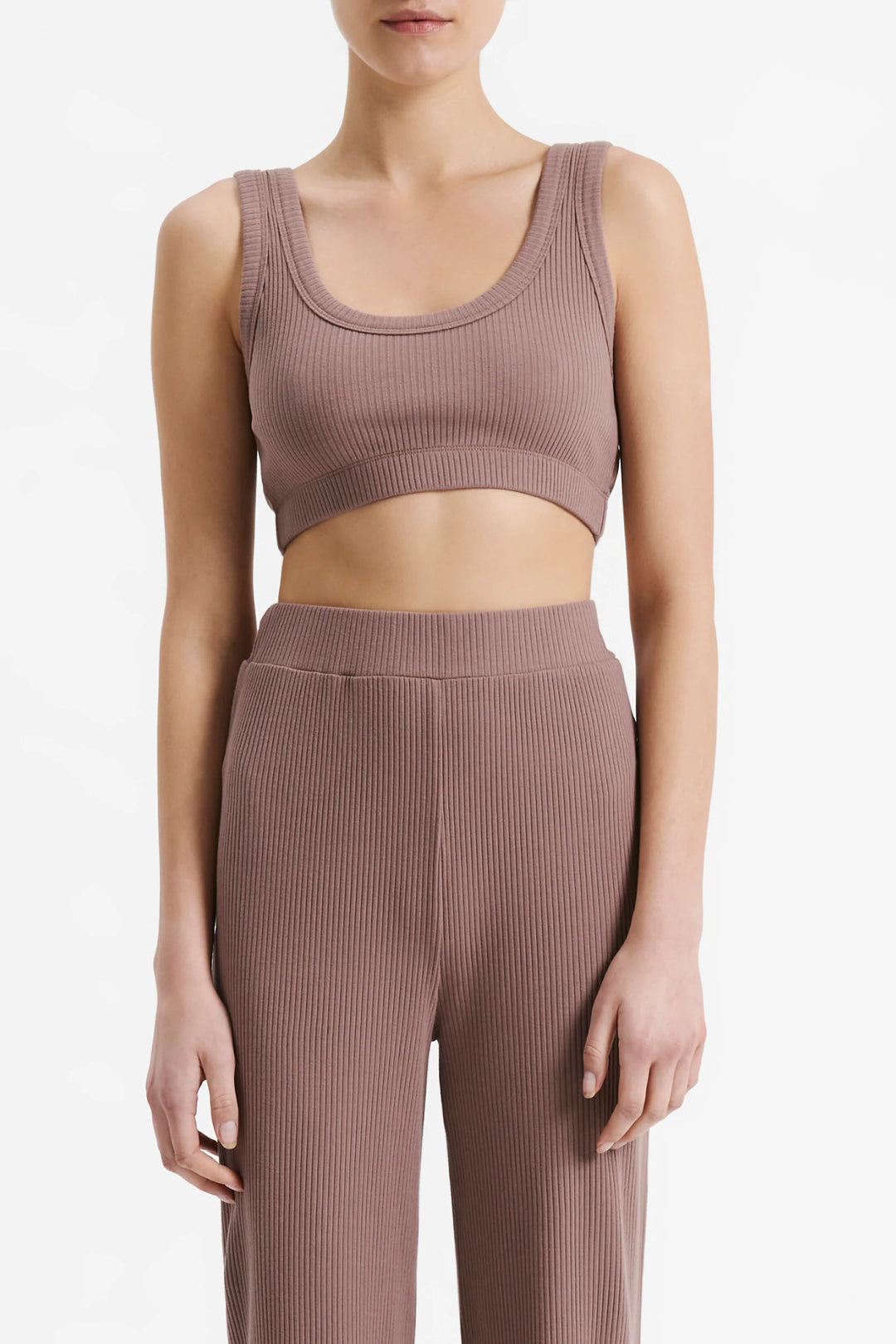 Lounge Rib Crop | Soot