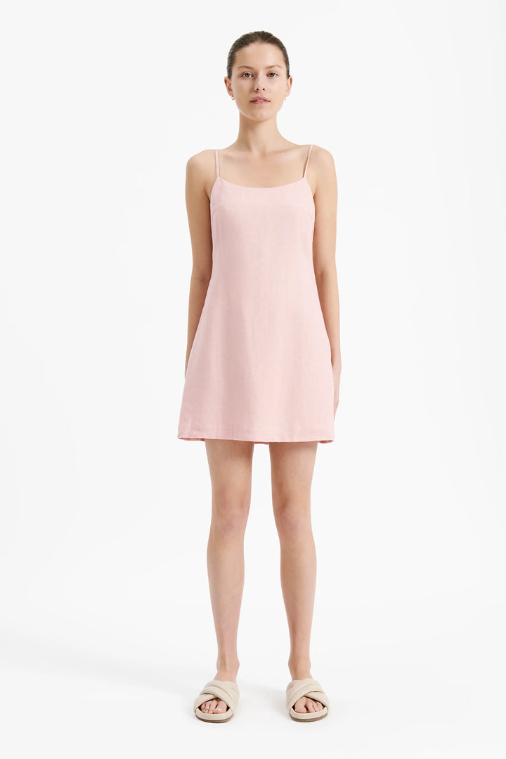 Rynn Linen Mini Dress | Guava