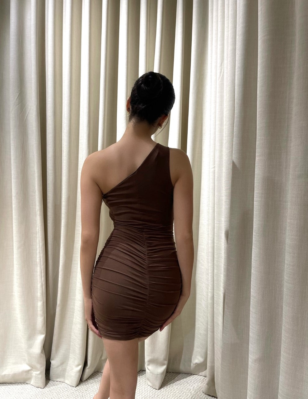 Chez Mini Dress | Choc